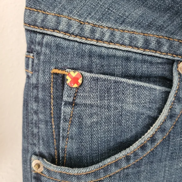 Hudson Flare Low Rise Heritage Jeans, Sz 27x33.5 - Picture 3 of 9